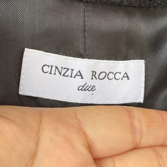 Cinzia rocca alpaca/wool coat size 2 - Picture 14 of 15